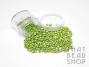Opaque Lustered Light Green Size 6-0 Seed Beads